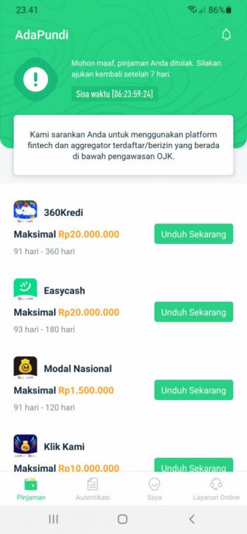 Pinjaman Diproses Adapundi 11