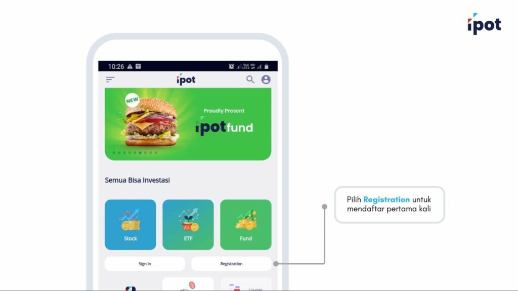Registrasi Aplikasi IPOT