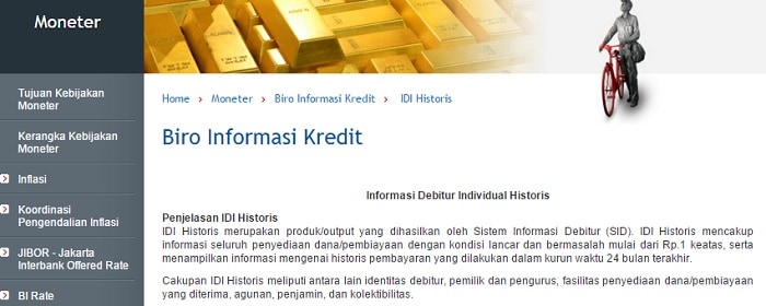 SID Biro Informasi Kredit