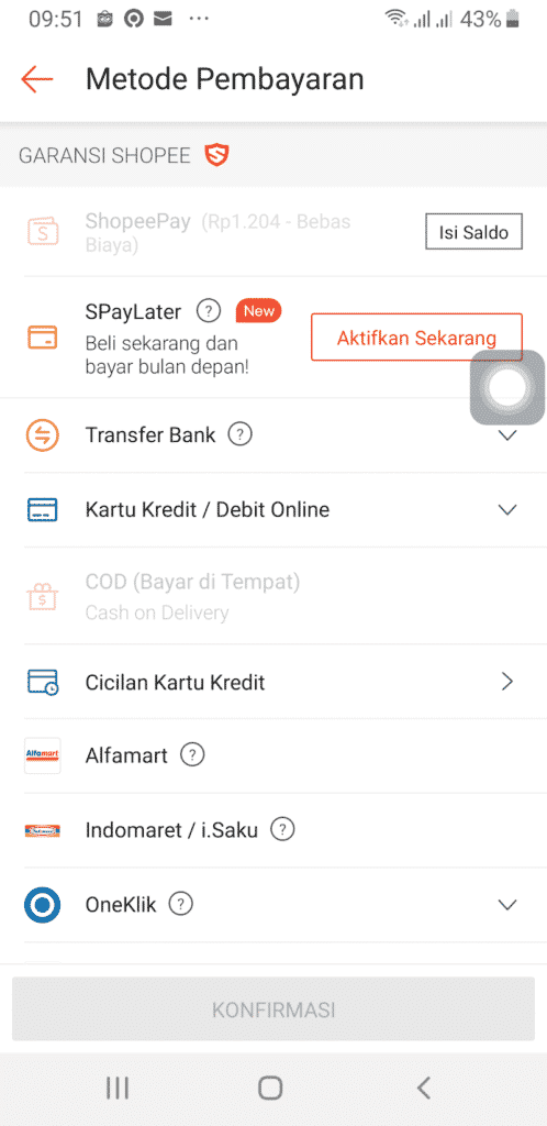 Aplikasi Shopee Paylater
