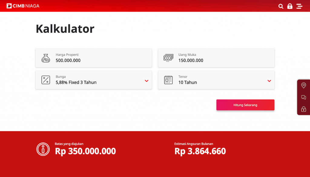 Simulasi KPR CIMB Niaga