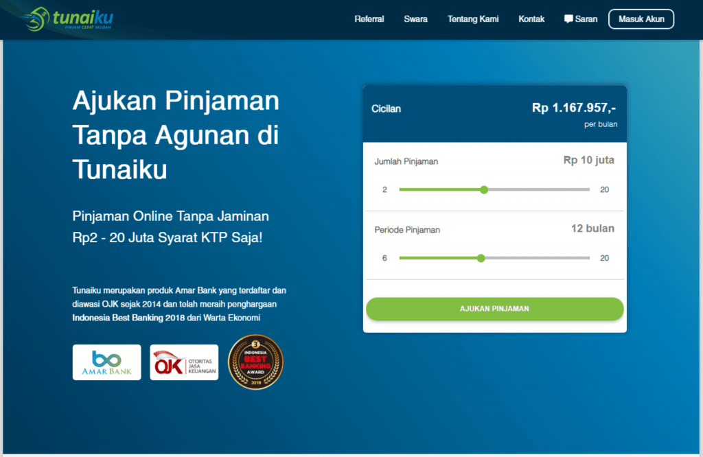 Tunaiku Pinjaman Uang Online