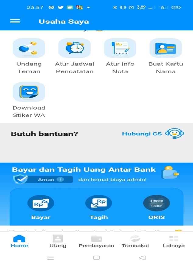 Kemudian jangan lupa untuk memilih salah satu tujuan pembukuan yang ingin kamu jalankan. Sampai tahap ini sudah selesai dan kamu bisa memulai proses pembukuan dengan aplikasi BukuWarng.