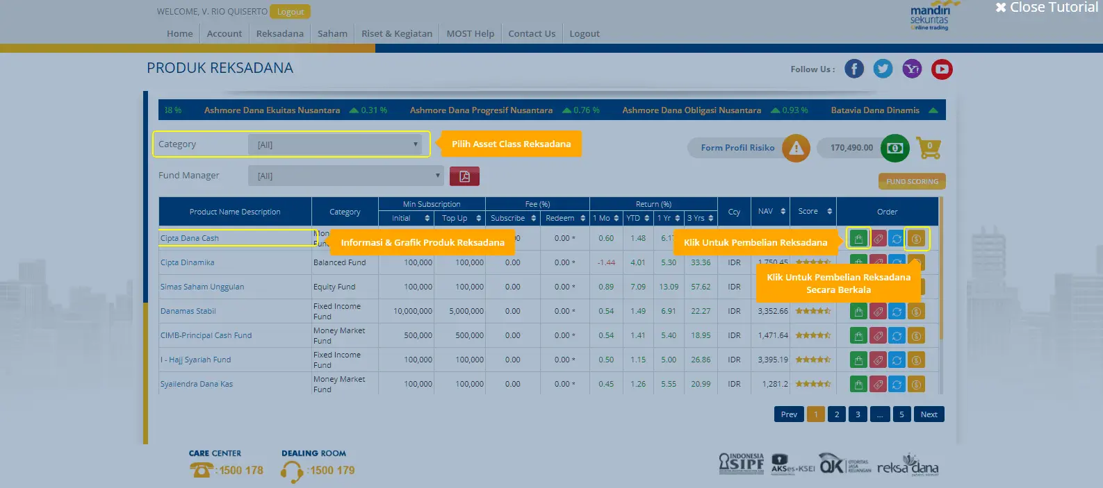 Cara Buka Reksadana Mandiri