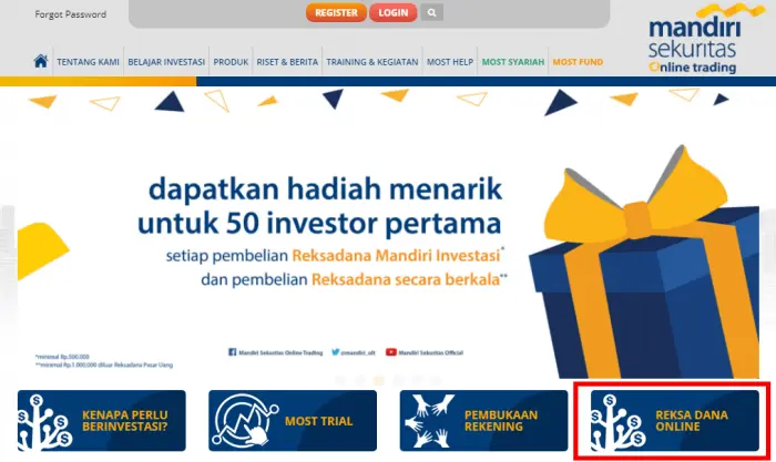Investasi Reksadana Bank Mandiri