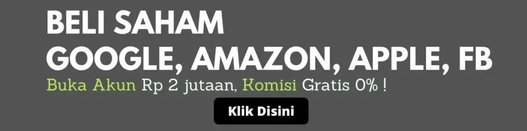 Cara beli saham google, amazon, apple dan FB