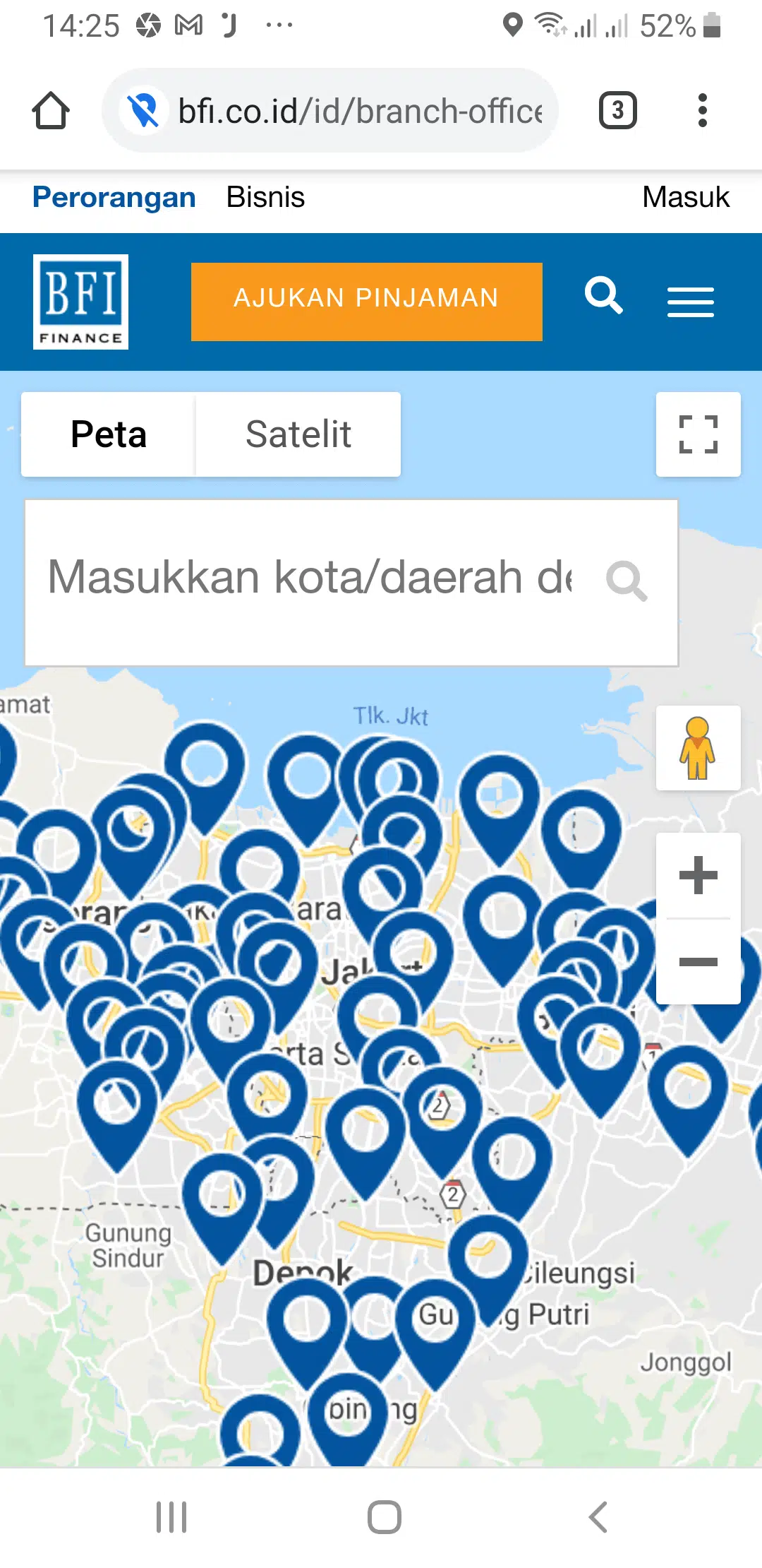 alamat kantor cabang