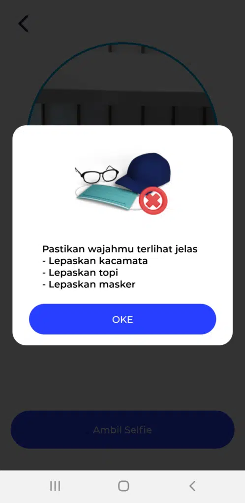 foto selfie daftar rekening blu bca