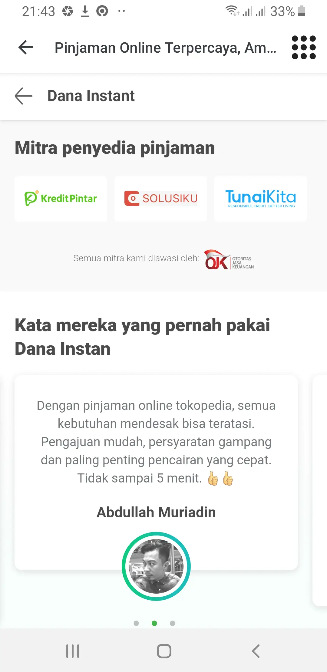 Kredit Pintar, Solusiku, TunaiKita