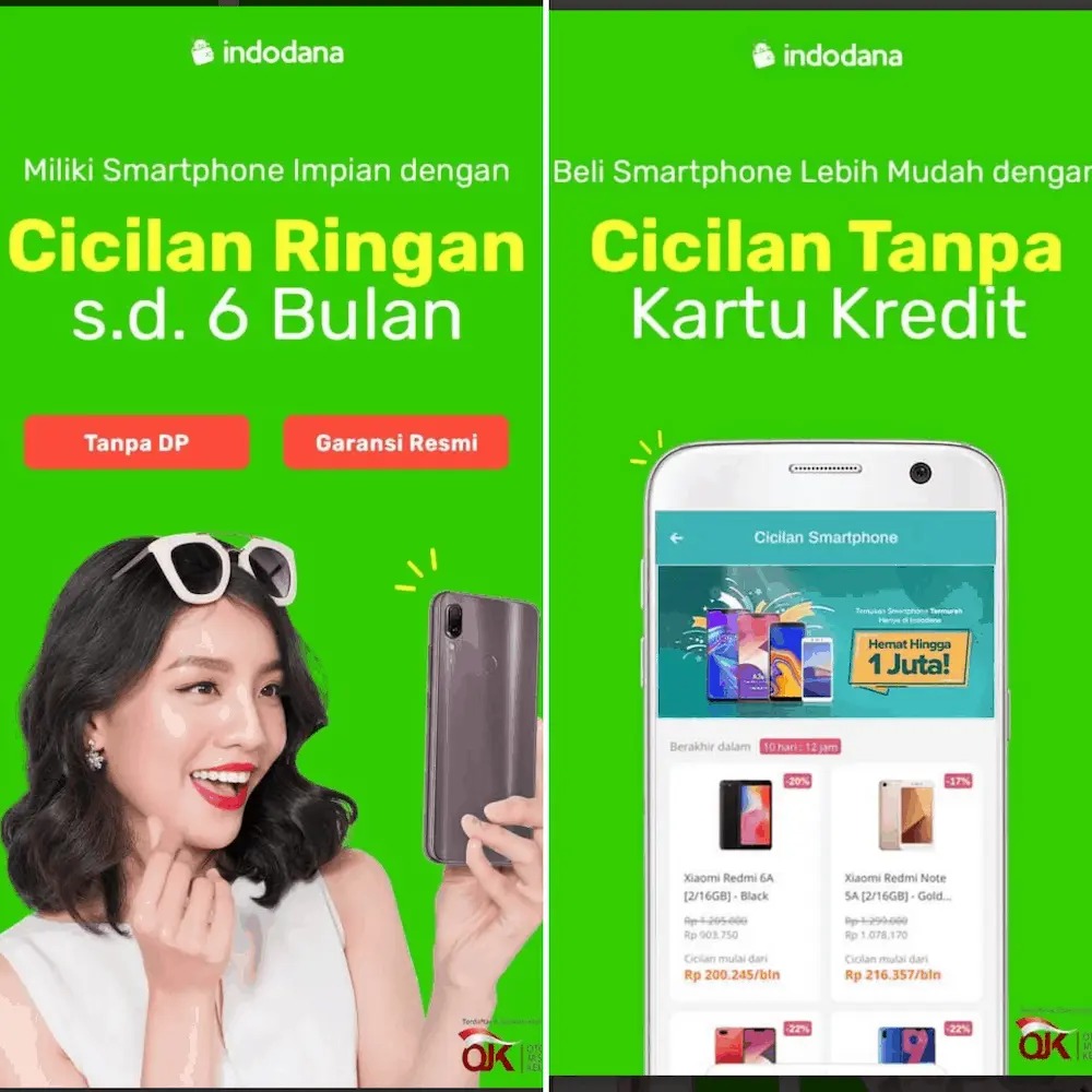 Kredit HP Online Indodana