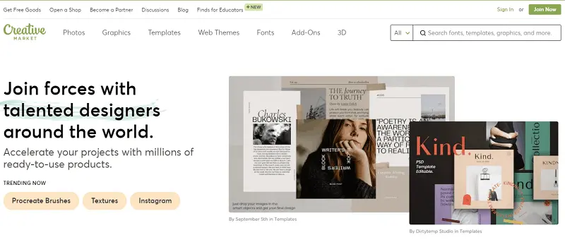 Creativemarket Jualan Template Design