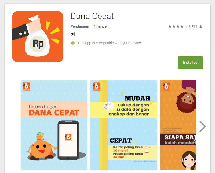danacepat pinjaman online 2019