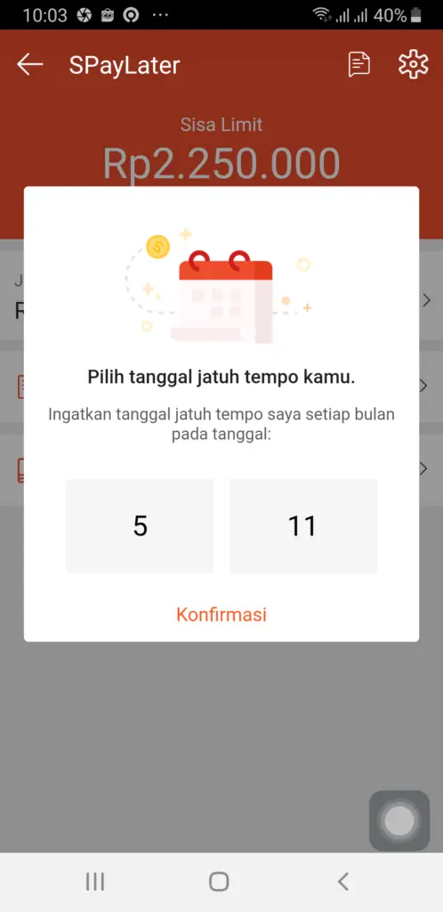 Penentuan Jatuh Tempo
