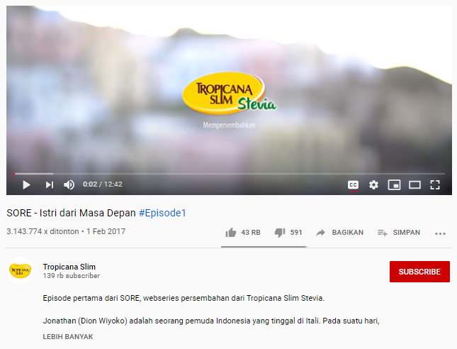 Tropicana Slim YouTube