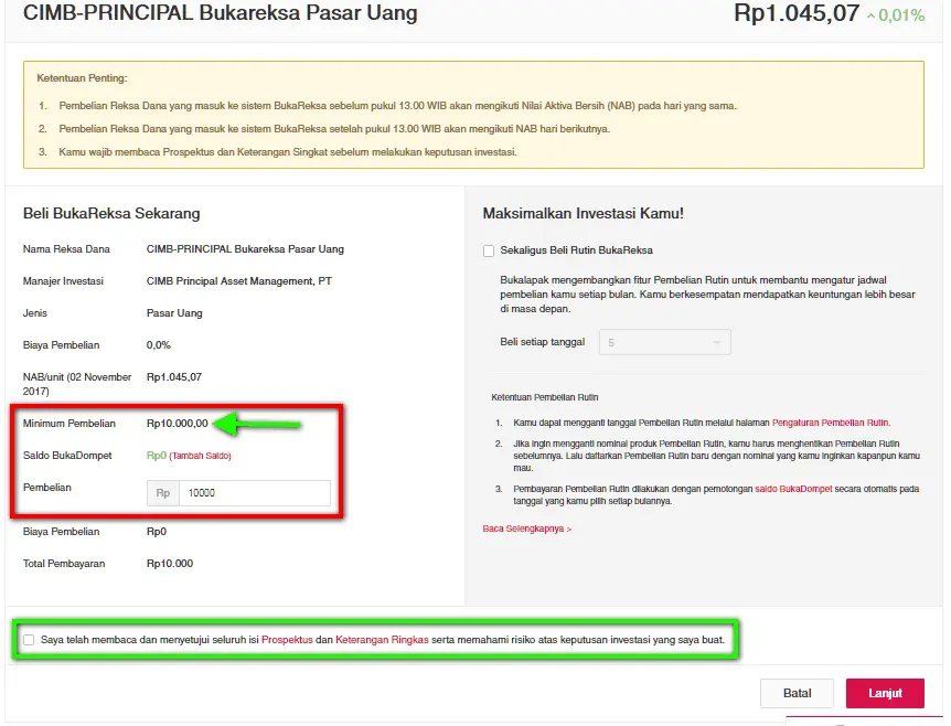 Cara Beli Reksadana Bukalapak