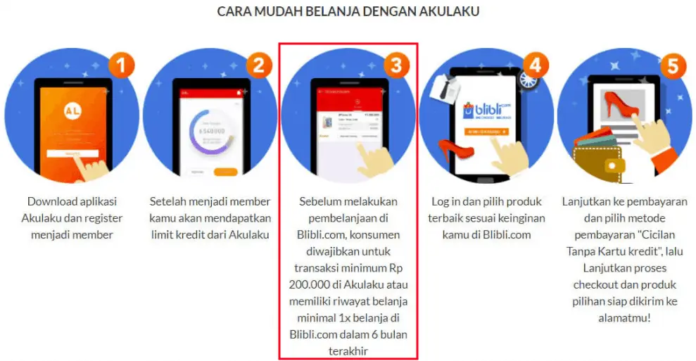 Kredit HP di Akulaku