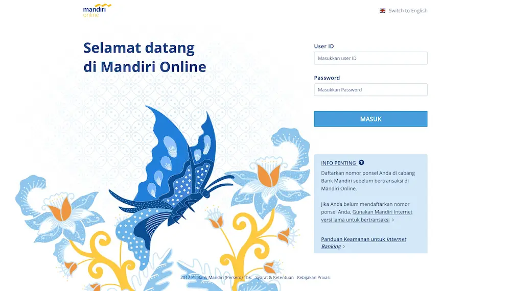 Mandiri Online Internet Banking