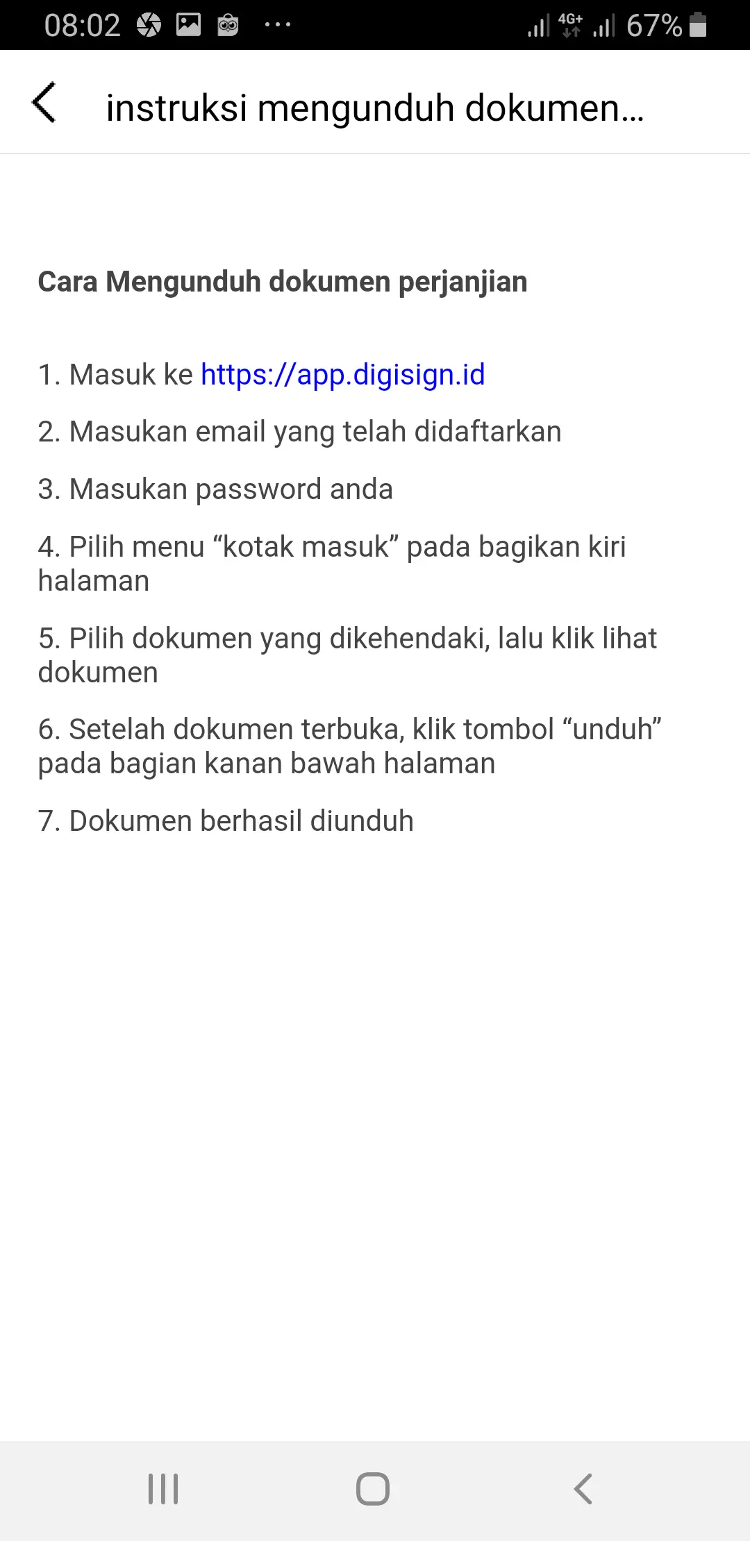 tanda tangan elektronik