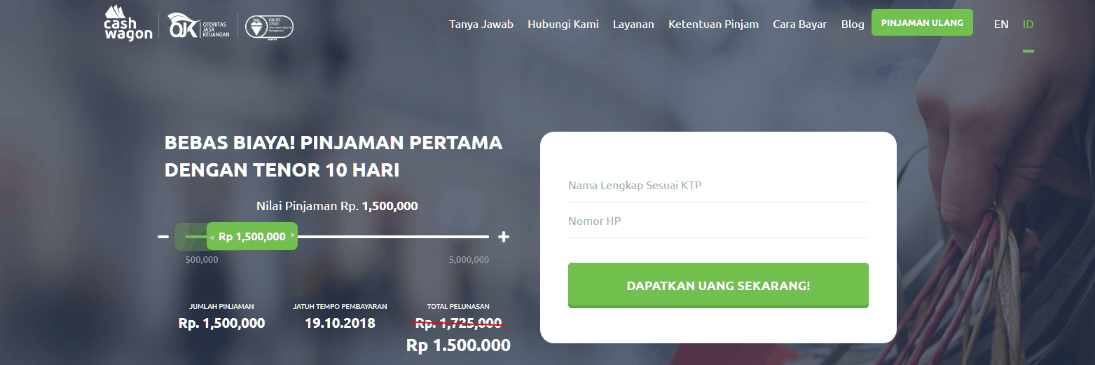 pinjaman online tanpa slip gaji cashwagon dan pinjaman tanpa agunan online