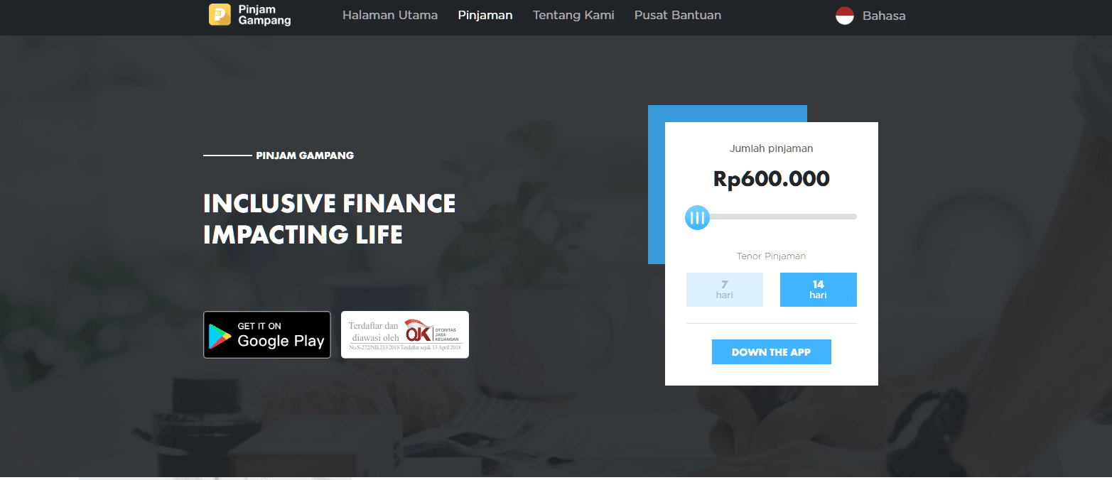 pinjaman tanpa agunan online