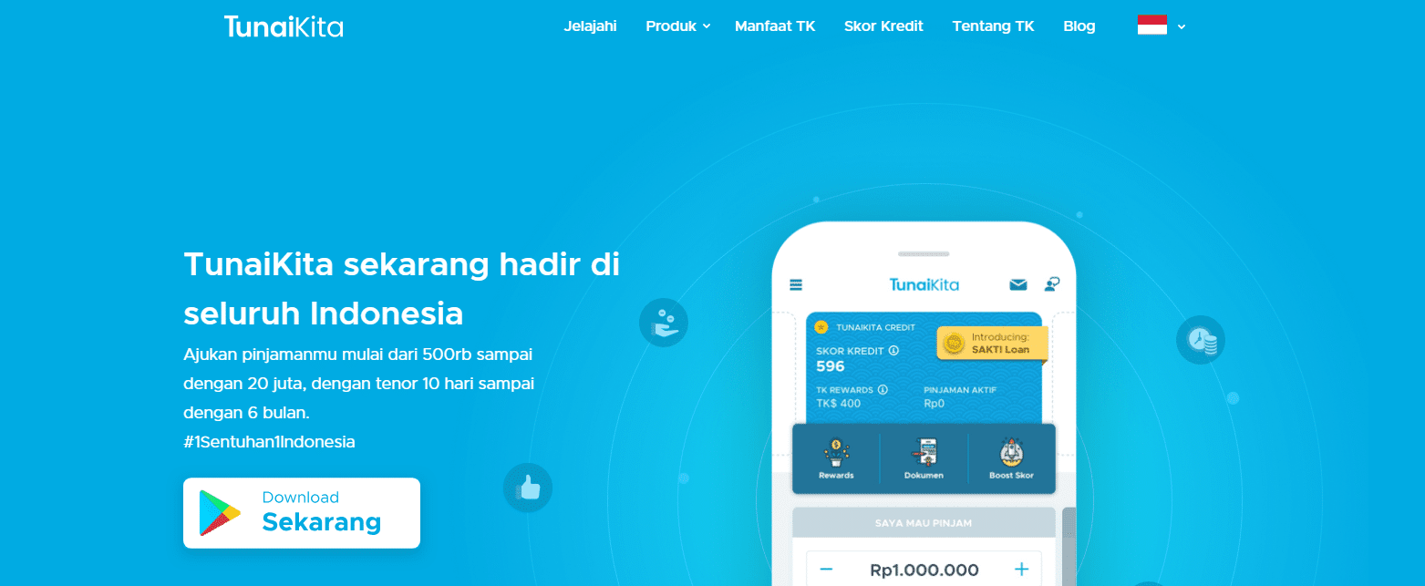 TunaiKita aplikasi pinjaman tanpa ribet