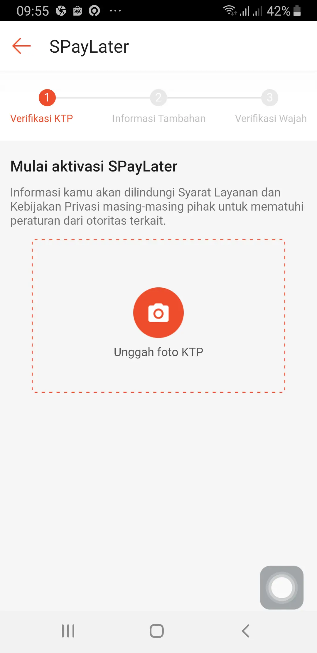 Upload KTP