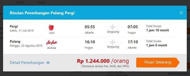 Pesan Tiket Pesawat Murah Traveloka